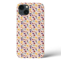 Capas de iphone Amarelo de Folha de Chocolaty