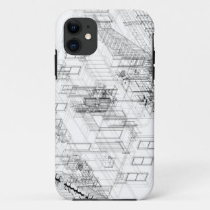 Capas de iphone arquitectónicas do quadro do fio
