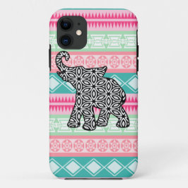 Capas de iphone astecas bonito do elefante do