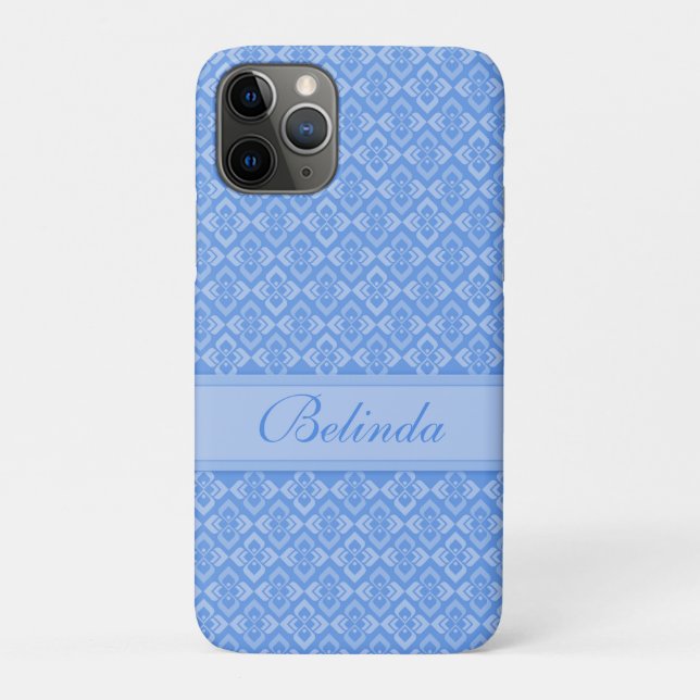 Capas de iphone azuis conhecidas do Couture (Verso)