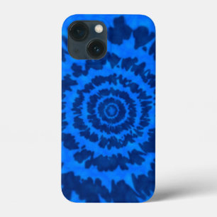 Capas de iphone azuis da tintura do laço