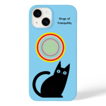 Capas de iPhone Azul Claro – Anéis de Tranquilidad