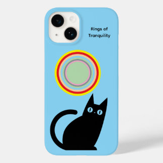 Capas de iPhone Azul Claro – Anéis de Tranquilidad