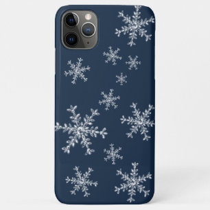 capas de iphone azul Crystal Snowflakes