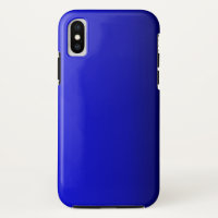Capas de iphone Azul de Cobalto Elétrico