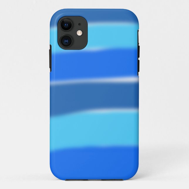 Capas de iphone Azul Gradiente (Verso)
