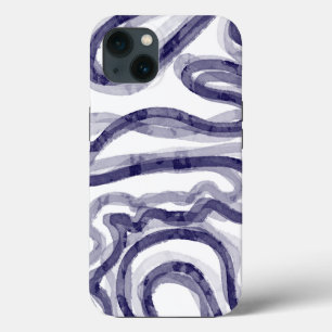 Capas de iphone Azul Onda Marinho Moderna
