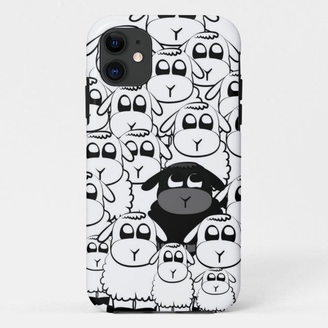 Capas de iphone bonitos das ovelhas negras (Verso)