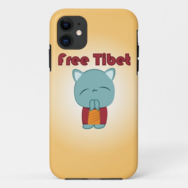 Capas de iphone bonitos livres do gatinho de Tibet (Verso)
