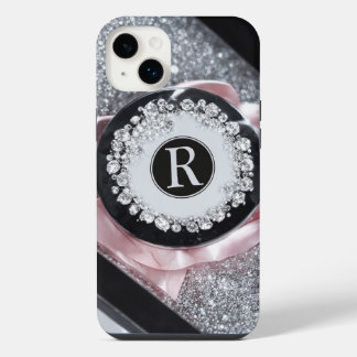 Capas de iphone brilhante de prata