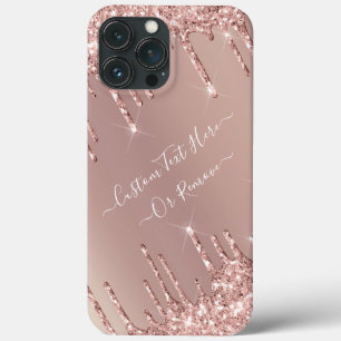 capas de iphone brilhante Dourada com texto person