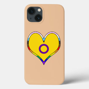 Capas de iphone Cardíaca do Orgulho Intersexual