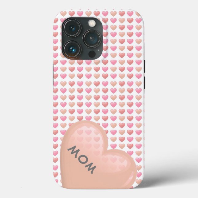 Capas de iphone cardíaca personalizada (Verso)