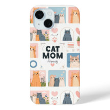 Capas de iphone "Cat Mãe" Personalizada