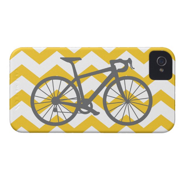 Capas de iphone cinzentas da bicicleta (Verso Horizontal)