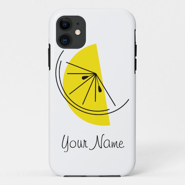 Capas de iphone Citrus Lemon 'Name' (Verso)