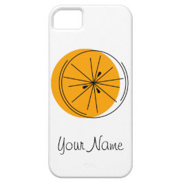 Capas de iphone Citrus Orange 'Name'