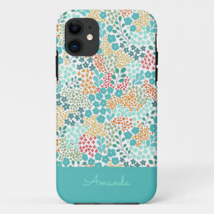 Capas de iphone Colorida De Casos Botânicos