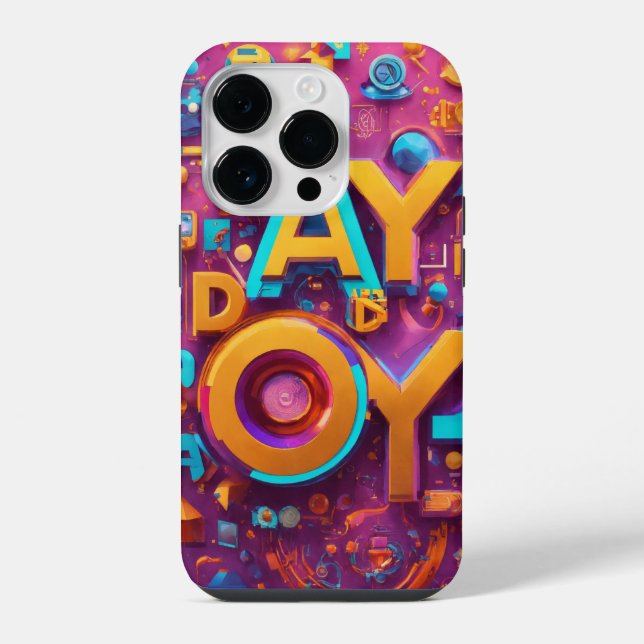 capas de iphone coloridas 3D (Verso)