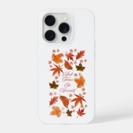 Capas de iPhone com Citação de Folhas de Outono Ap