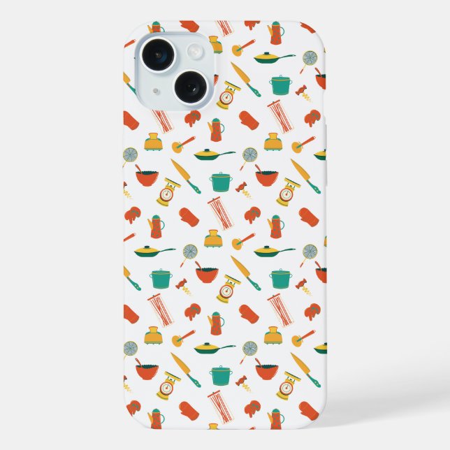 capas de iPhone com utensílios de cozinha (Verso)