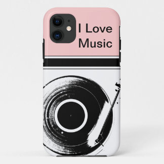 Capas de iphone cor-de-rosa da música
