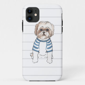 Capas de iphone da aguarela de Shih Tzu