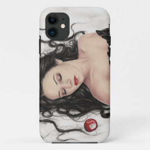 Capas de iphone da queda dos brancos da neve