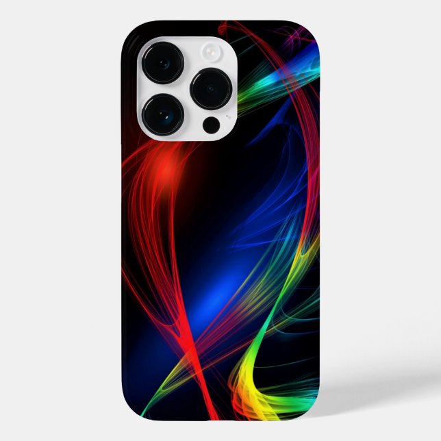 Capas de iphone das luzes coloridas (Verso)