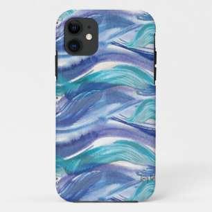 Capas de iphone das ondas de oceano da aguarela