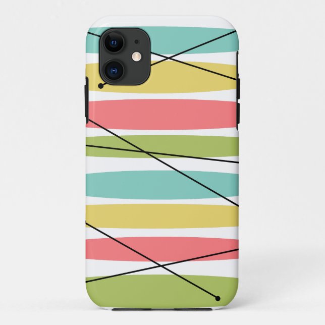 Capas de iphone Dazzle Stripe (Verso)