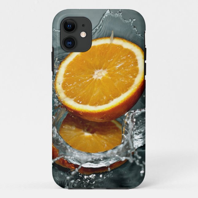 Capas de iphone de abertura laranja (Verso)