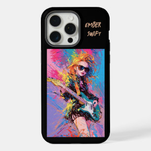 Capas de iphone de animação do tocador de guitarra