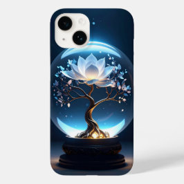 Capas de iphone de Arte Serene Lotus Globe
