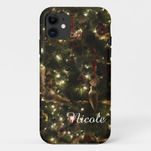 Capas de iphone de Árvore de Natal Personalizada