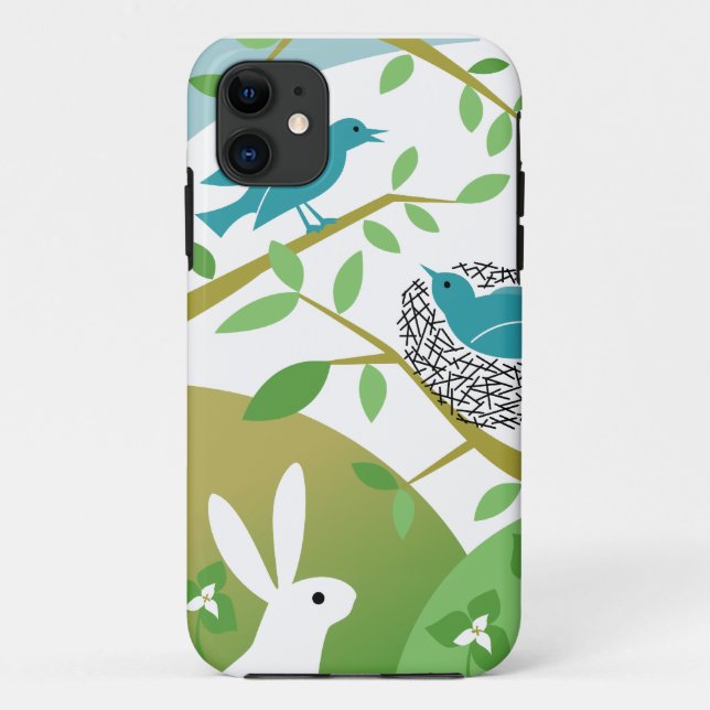 Capas de iphone de aves e coelhos (Verso)