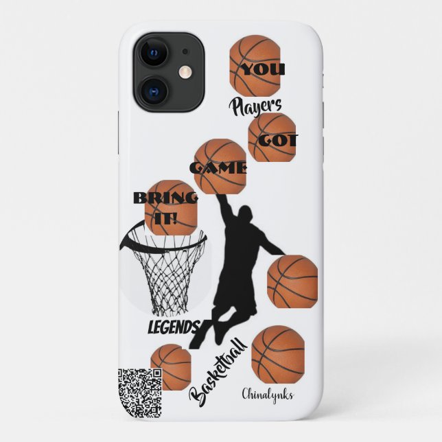 Capas de iphone de basquete (Verso)