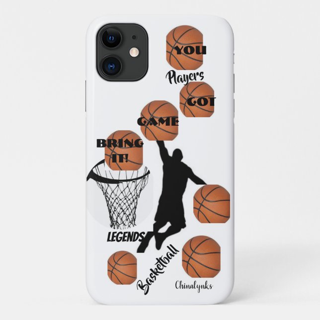 Capas de iphone de basquete (Verso)