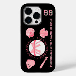 Capas de iPhone de beisebol fofas personalizadas p
