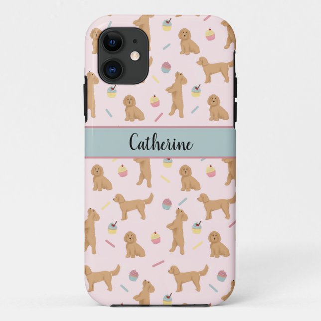 Capas de iphone de cabines e Cupcakes (Verso)