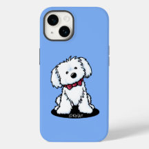 Capas de iphone de Cachorro Malteses