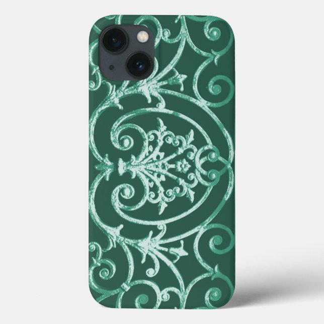 Capas de iphone de caixa de ferro superior (Verso)