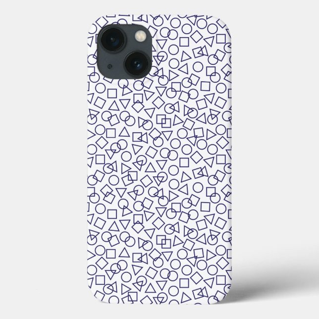 Capas de iphone de caixa de rato quadrada do triân (Verso)