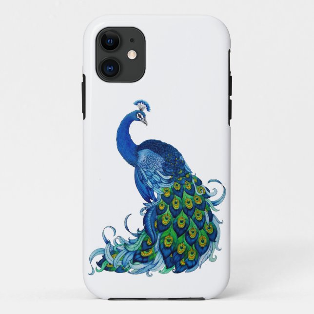 Capas de iphone de caixa-Design de Peacock Clássic (Verso)