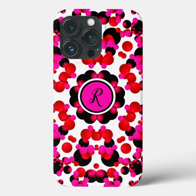 Capas de iphone de caixa-mate abstrata (Verso)