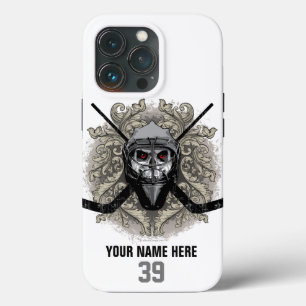 Capas de iphone de Casado de Hellish Hockey Goalie