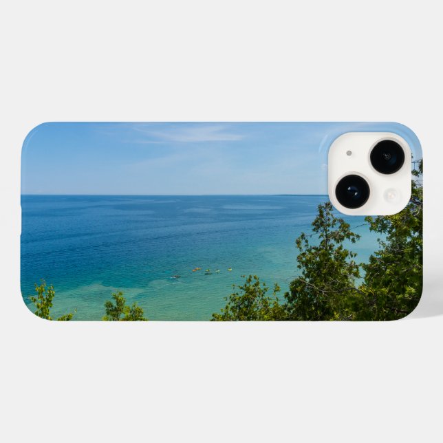 Capas de iphone de Casal-Mate do Lago Huron Lookou (Verso (horizontal))