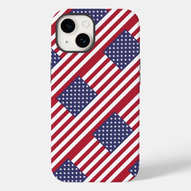 Capas de iphone de Casamento com Bandeira American (Verso)