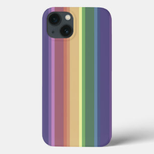 Capas de iphone de Casata com Listras do arco-íris