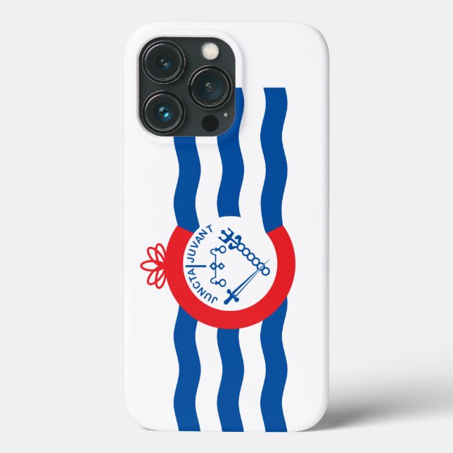 Capas de iphone de Casate com Bandeira Cincinnati (Verso)